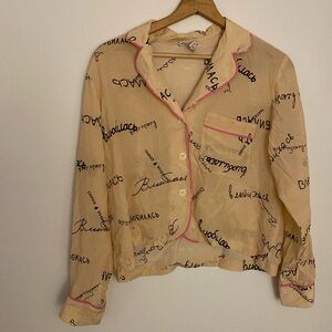 Natasha Zinko 100% Silk Top